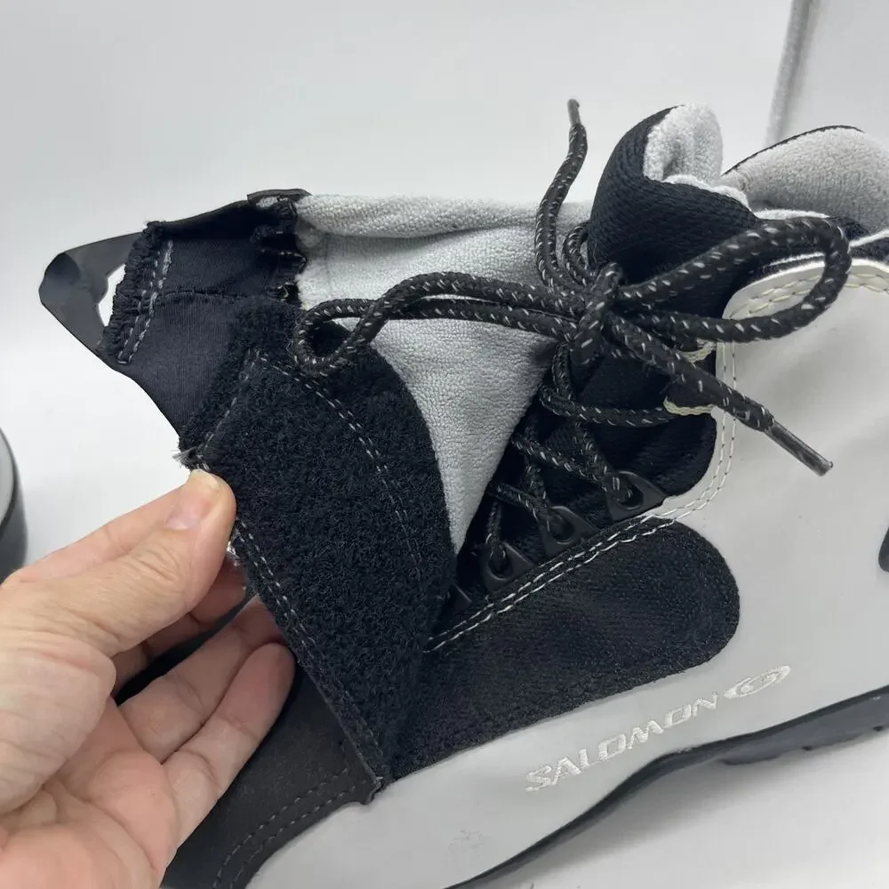 Women’s Salomon Vitane Cross Country Ski Boots Size US 9.5 Gray Nordic Outdoor